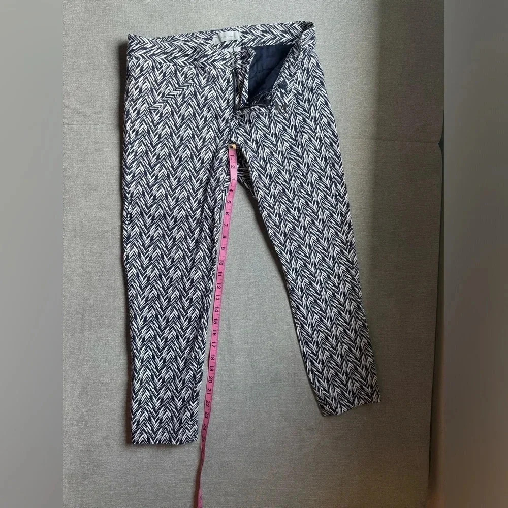 Women’s Gap Ultra Skinny Stretch Pant - blue and white, size 4 - Picture 8 of 9